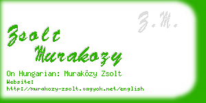 zsolt murakozy business card