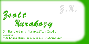 zsolt murakozy business card